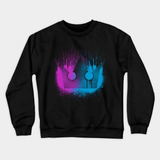 Kingdom Hearts Brushed Crown Emblem Crewneck Sweatshirt